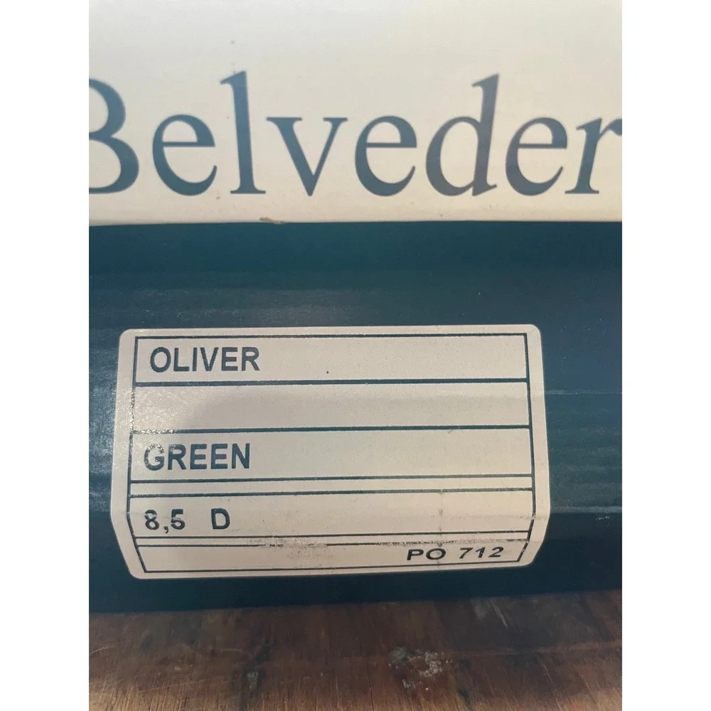 Belvedere‎ Oliver Mens Green Camo Suede Sneakers Lace Up Low Top Brazil 8.5 D